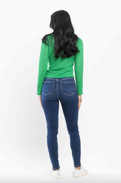 Judy Blue Thermal Skinny Jeans - Dark Wash