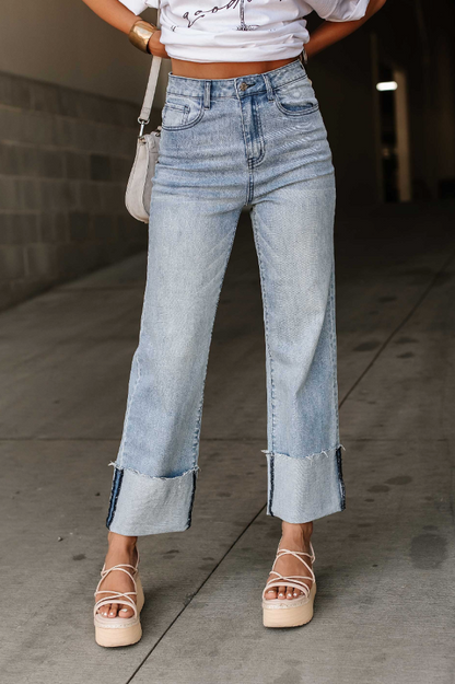 Ampersand Avenue Monterey Wide Leg Denim Jeans