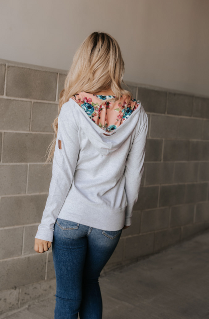 Ampersand Avenue Fullzip Sweatshirt - Hi There