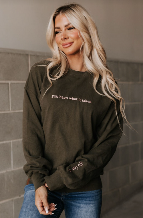 Ampersand Avenue University Pullover - What It Takes