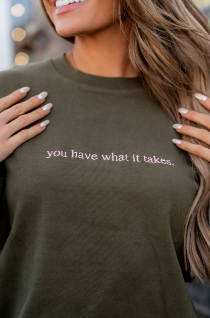 Ampersand Avenue University Pullover - What It Takes