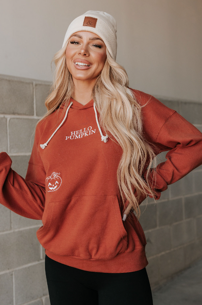Ampersand Avenue University Hoodie - Hello Pumpkin