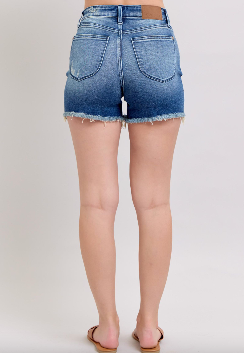 Judy Blue V-Front Shorts