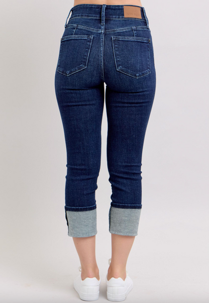 Judy Blue Double Button Capri