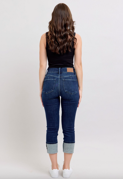 Judy Blue Double Button Capri