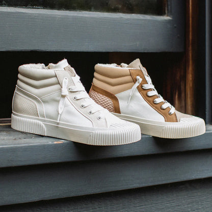 Gaston High-Top Sneaker - Ivory