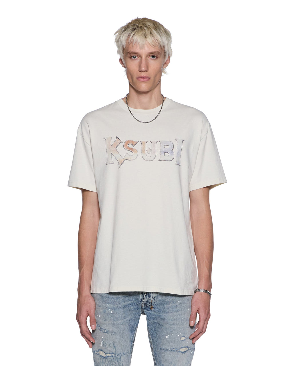 DEATH SNAKE BIGGIE SS TEE ANTIQUE WHITE