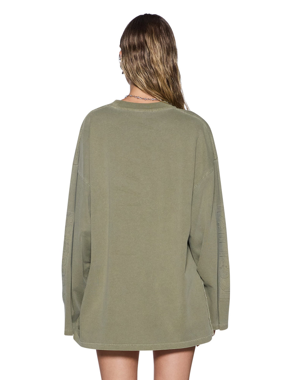 STATE STENCIL BOYFRIEND LS TEE MILITANT