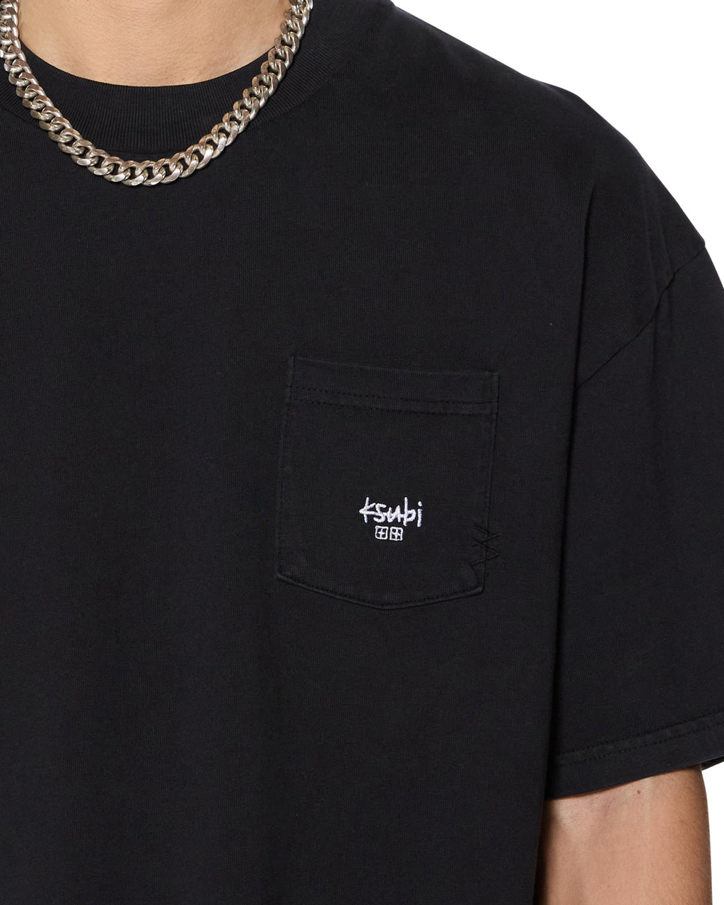 STAMP EKCESS POCKET SS TEE BLACK