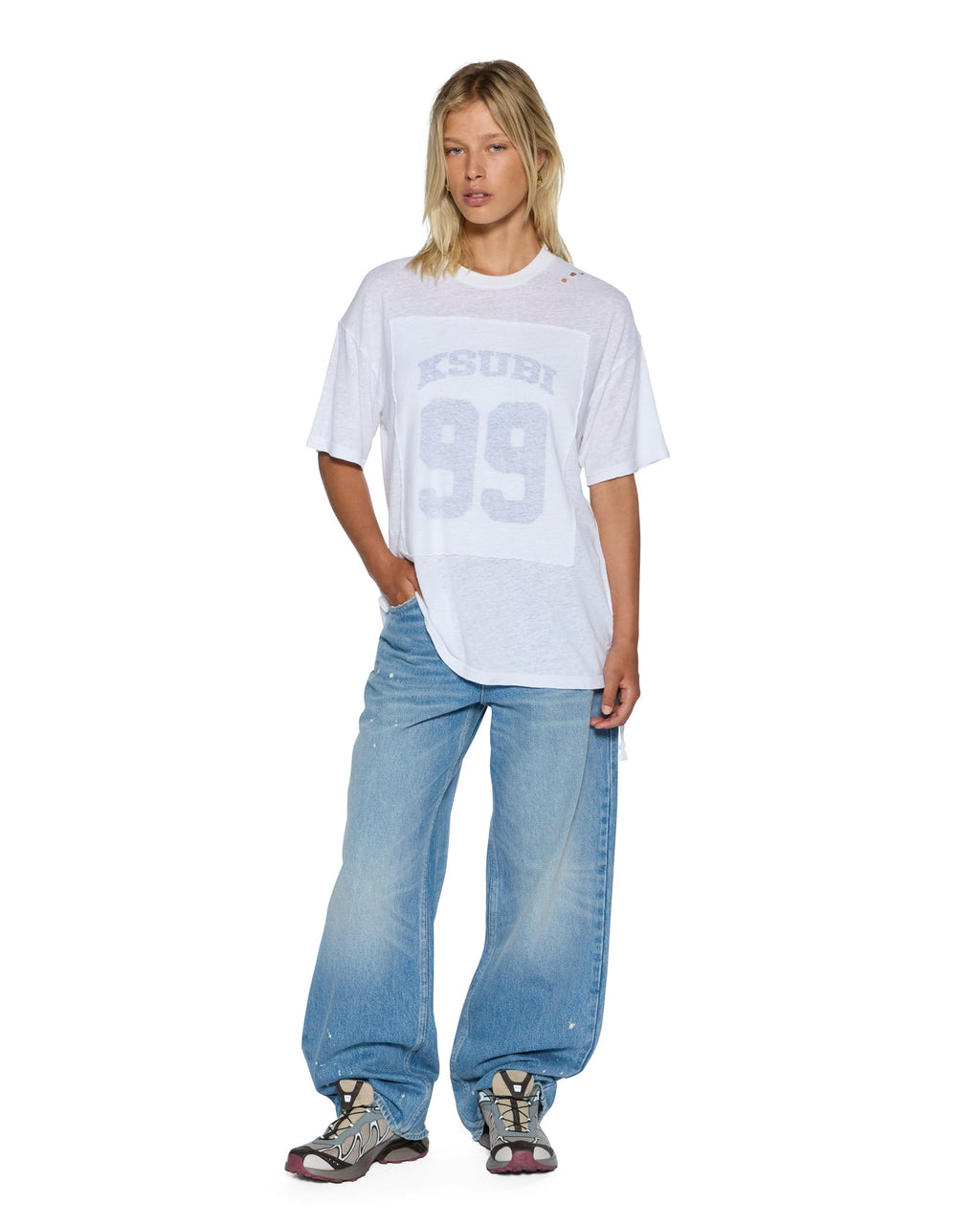 99 OH G TEE SLUB WHITE