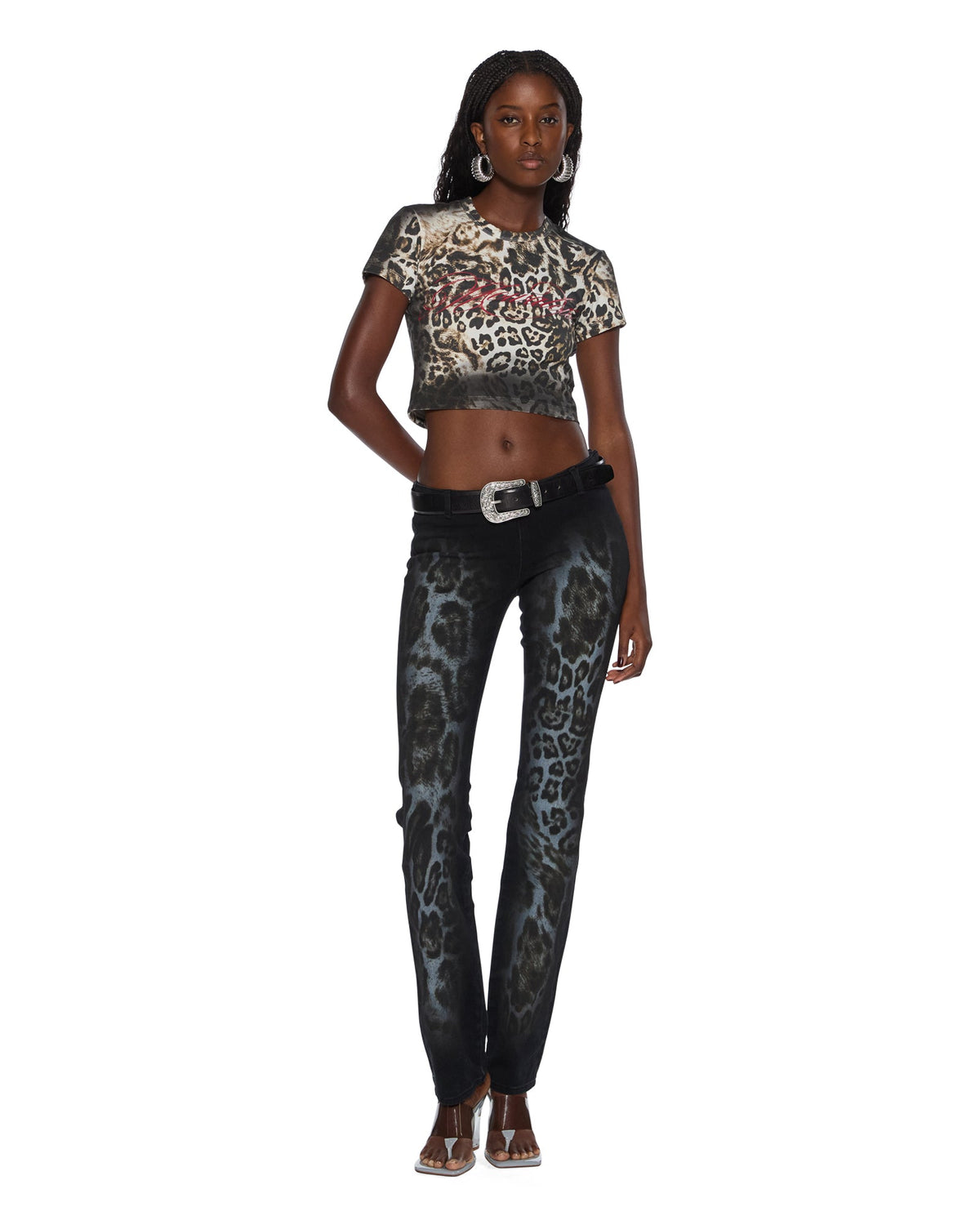 MOWALOLA BABY TEE CHEETAH