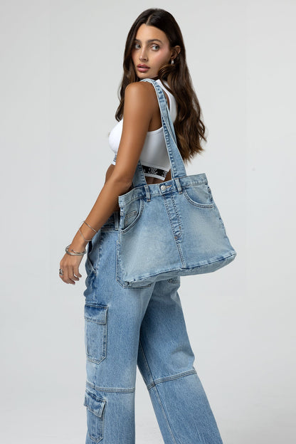 Miss Me Denim Tote