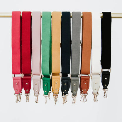Callie Canvas Adjustable Strap - Red