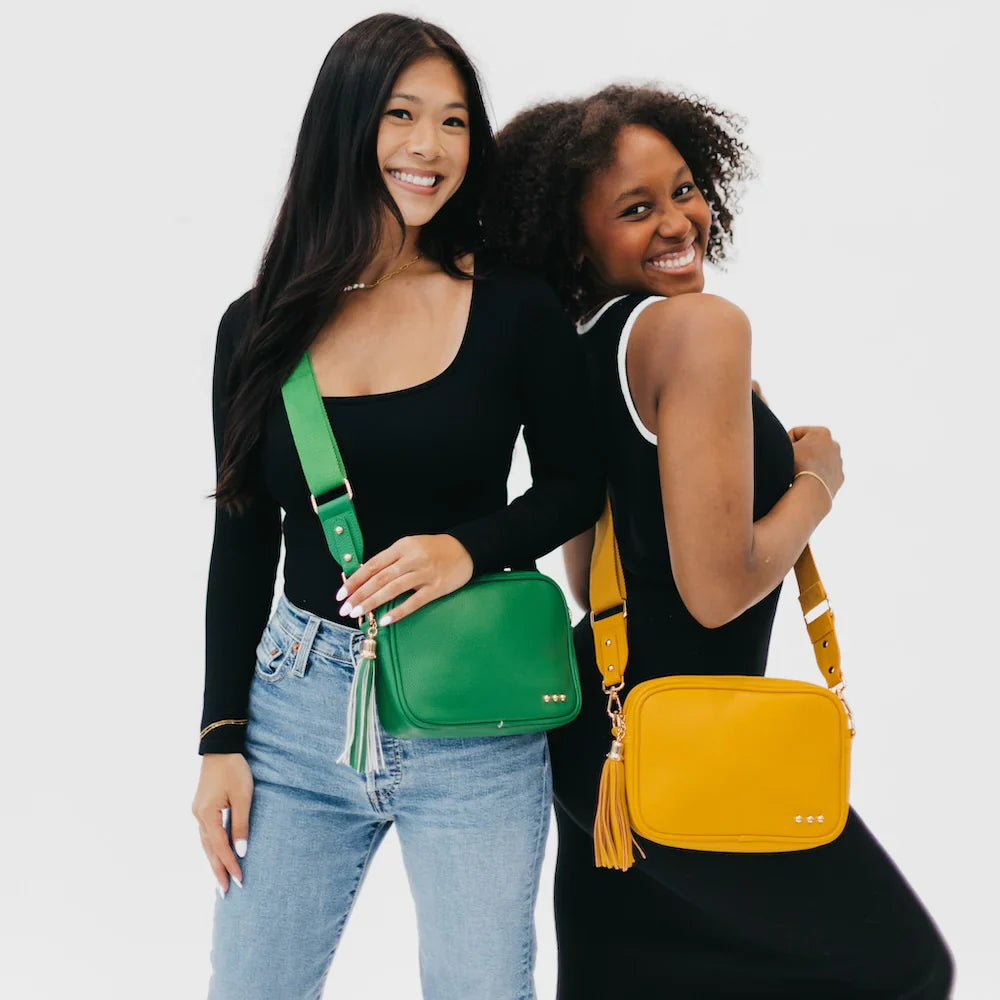 Callie Canvas Adjustable Strap - Mustard