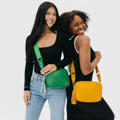 Callie Canvas Adjustable Strap - Mustard