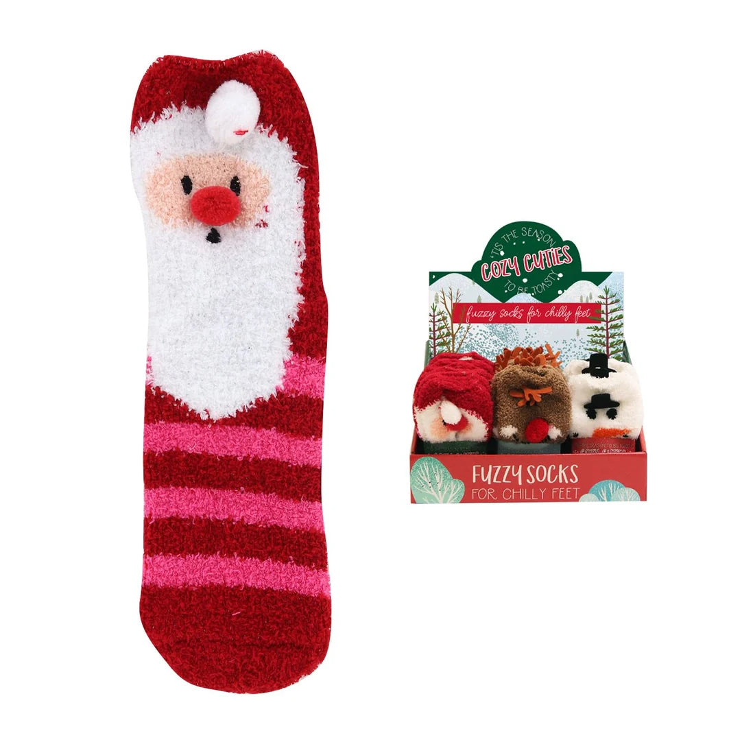 Cozy Cuties Holiday Fuzzy Socks