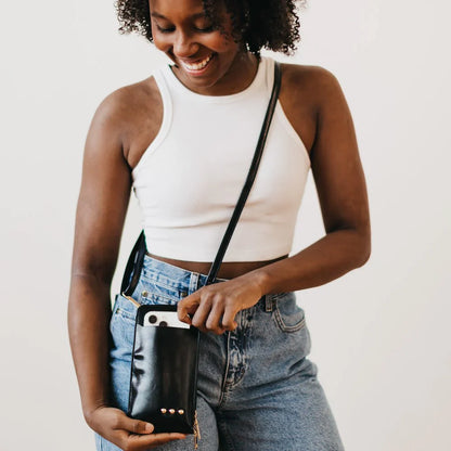 Double Duty Phone Bag - Black