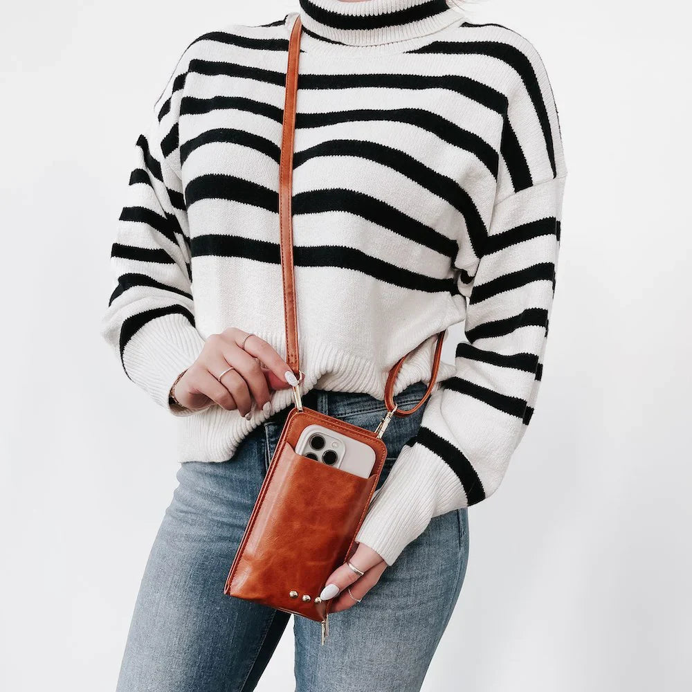 Double Duty Phone Bag - Brown