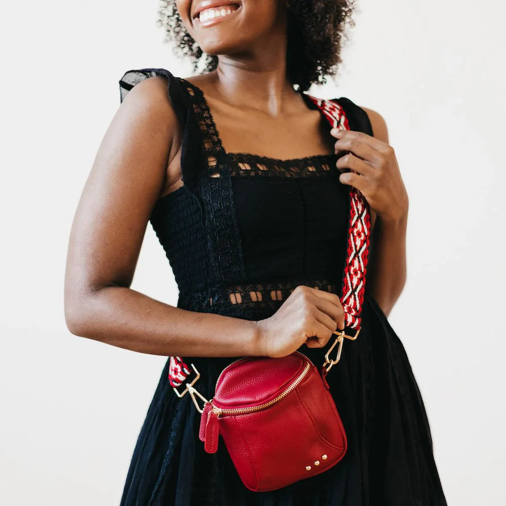 Ellie Crossbody Bag - Red