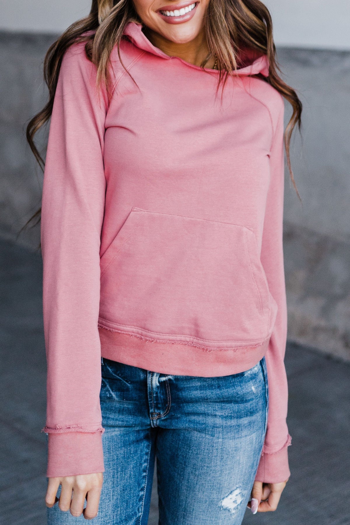 Ampersand Avenue Elevated Sweatshirt - Edge Pinking Of You