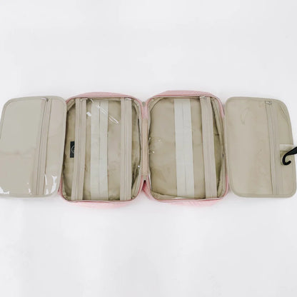 Flora Travel Toiletry Bag - Pink