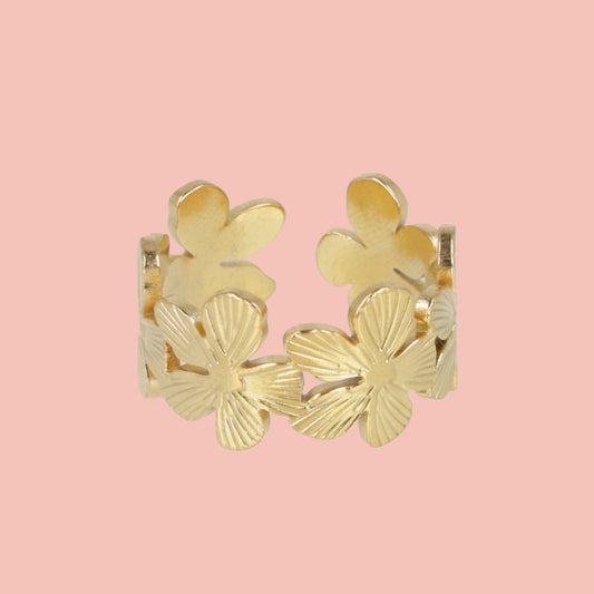 Floral Ring (Gold Plated)