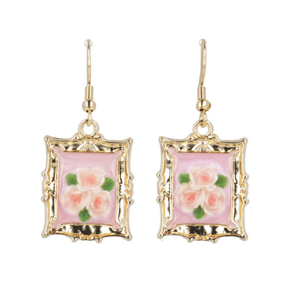 Florals? For Spring? Earrings - Pink