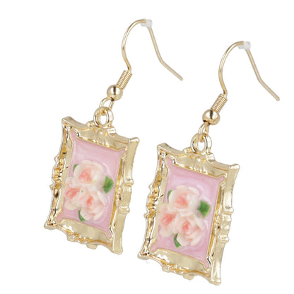 Florals? For Spring? Earrings - Pink
