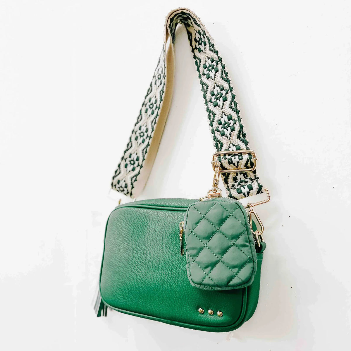 Gigi Clip On Pouch - Emerald