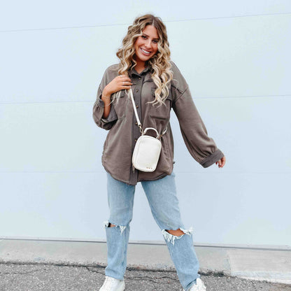 Harlow Crossbody Bag - Cream