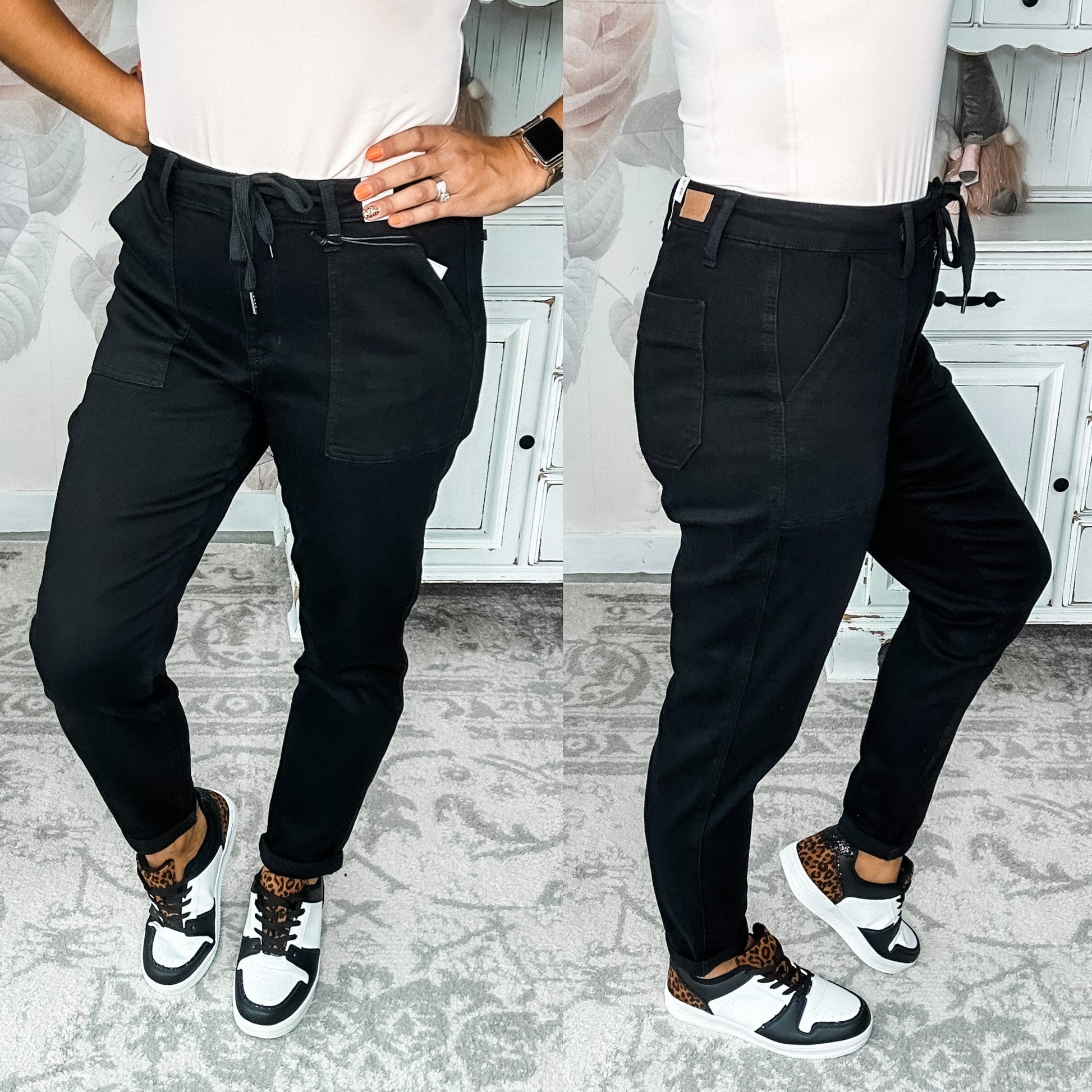 Judy Blue Jet Black Jogger Jeans