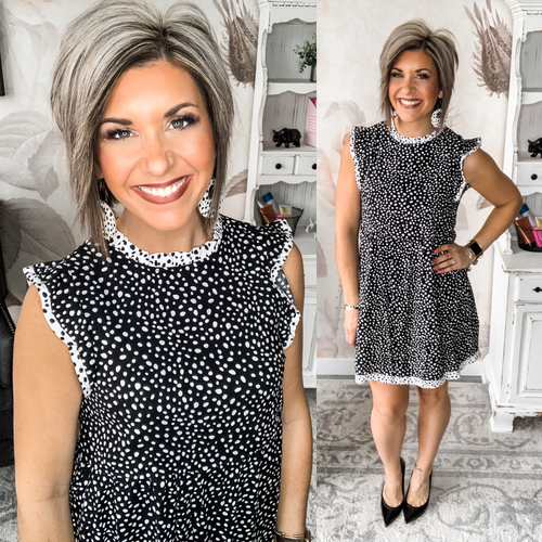 Dance With Me Polka Dot Dress