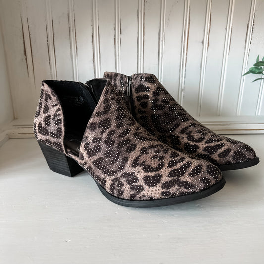 Diva Bootie - Grey Leopard
