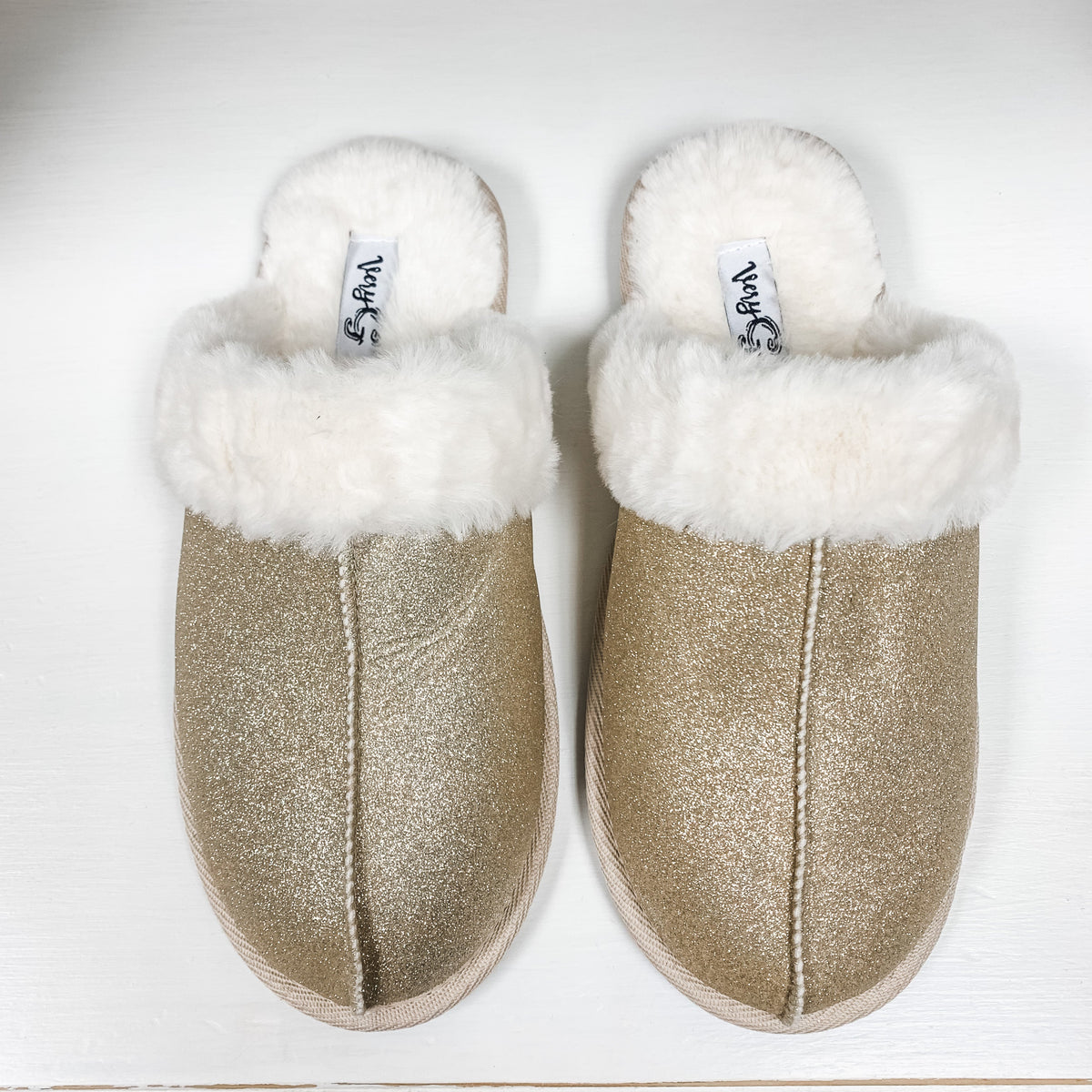Deidre - Champagne Slipper