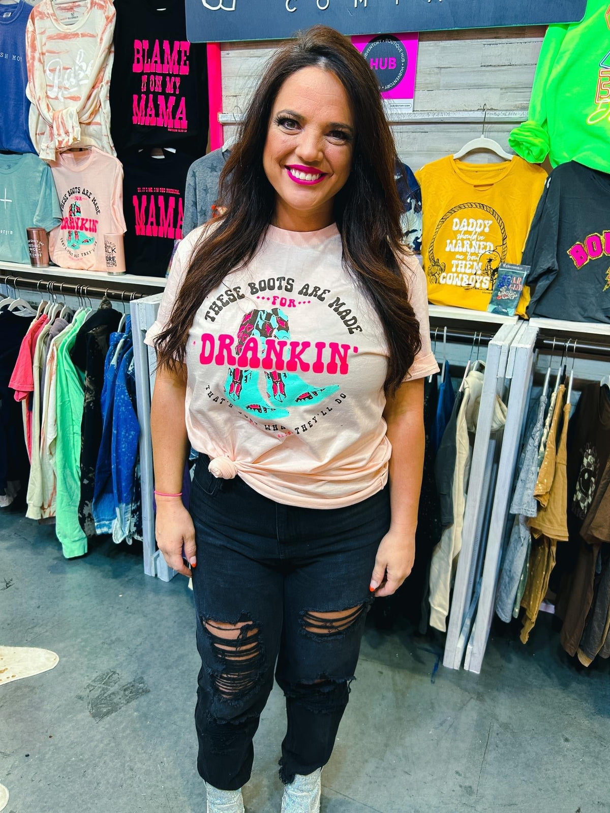 Boots Made For Drankin’ Graphic Tee