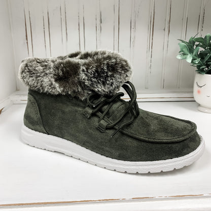 Farren Bootie - Khaki (aka Olive)