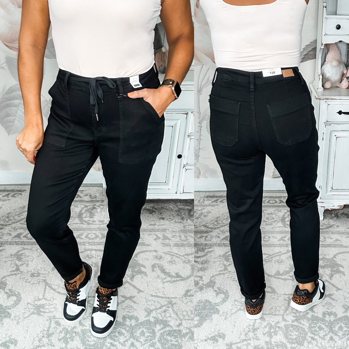Judy Blue Jet Black Jogger Jeans
