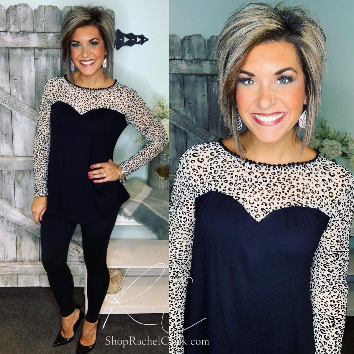 Just a Flirt Lace Detail Long Sleeve Top - Taupe