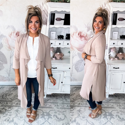Feelings of Hope Draped Front Duster