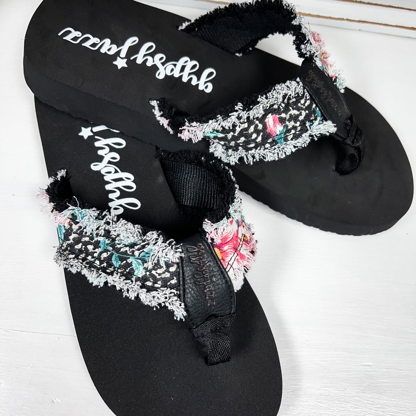 GJazz Flip Flop - Black Pink