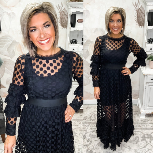 Come A Little Closer Sheer Dress