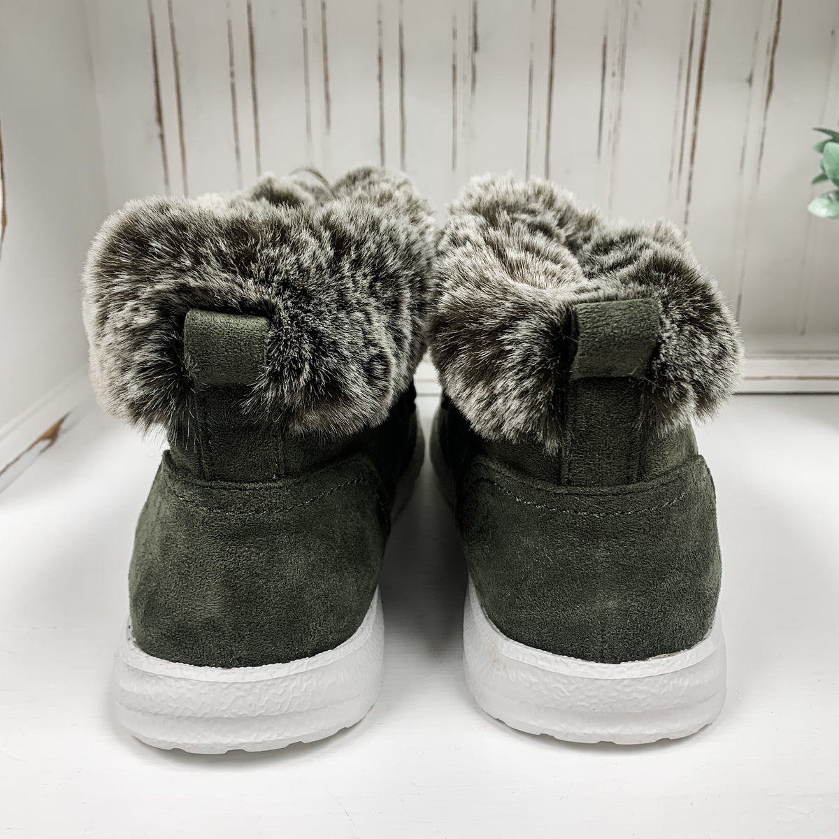 Farren Bootie - Khaki (aka Olive)