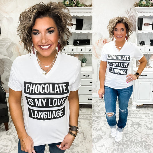 Chocolate is My Love Language Graphic Tee