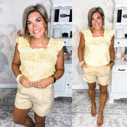 Loved By You Shorts - Latte