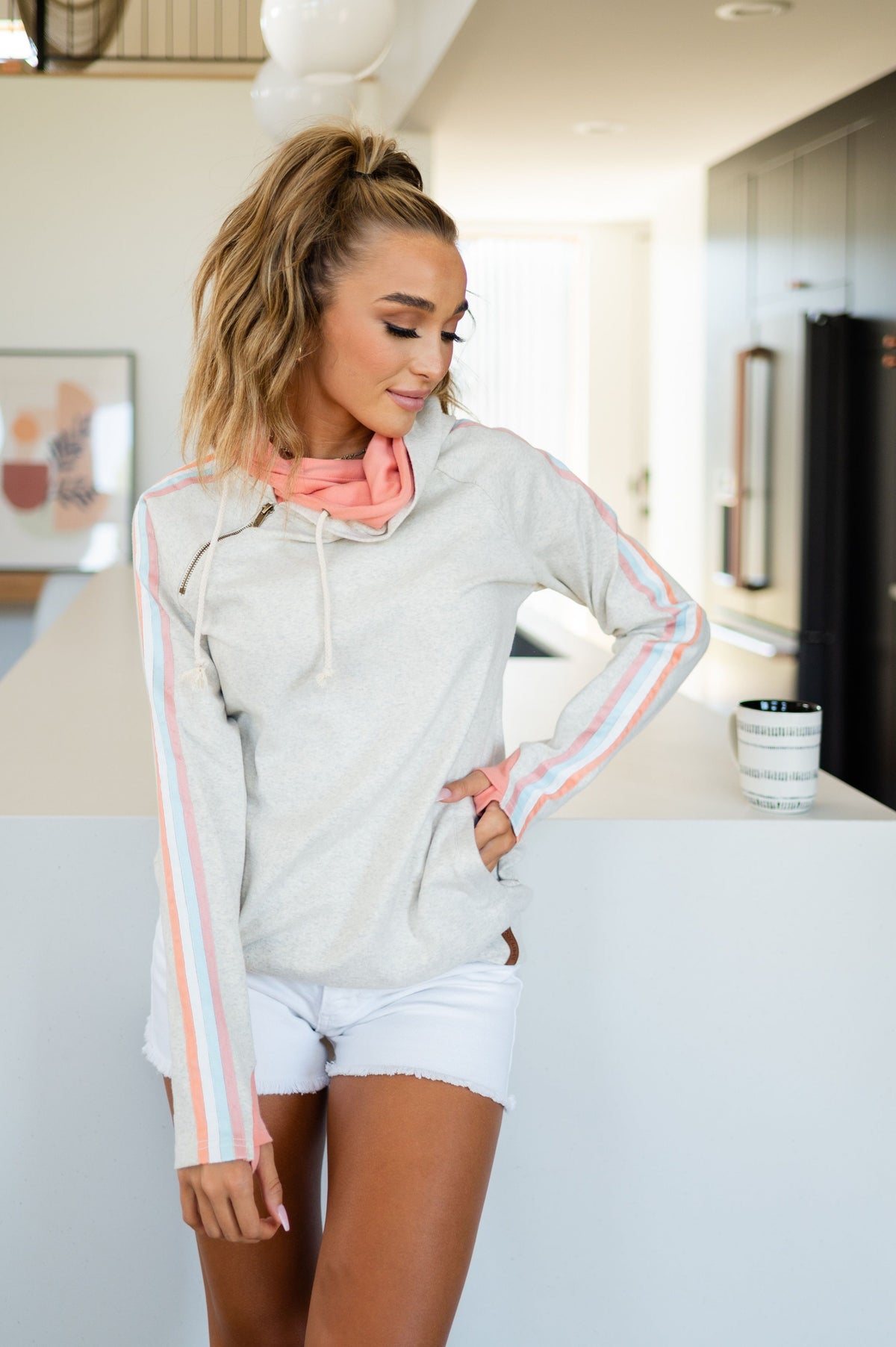 Ampersand Avenue Doublehood™ Sweatshirt - Disco Queen