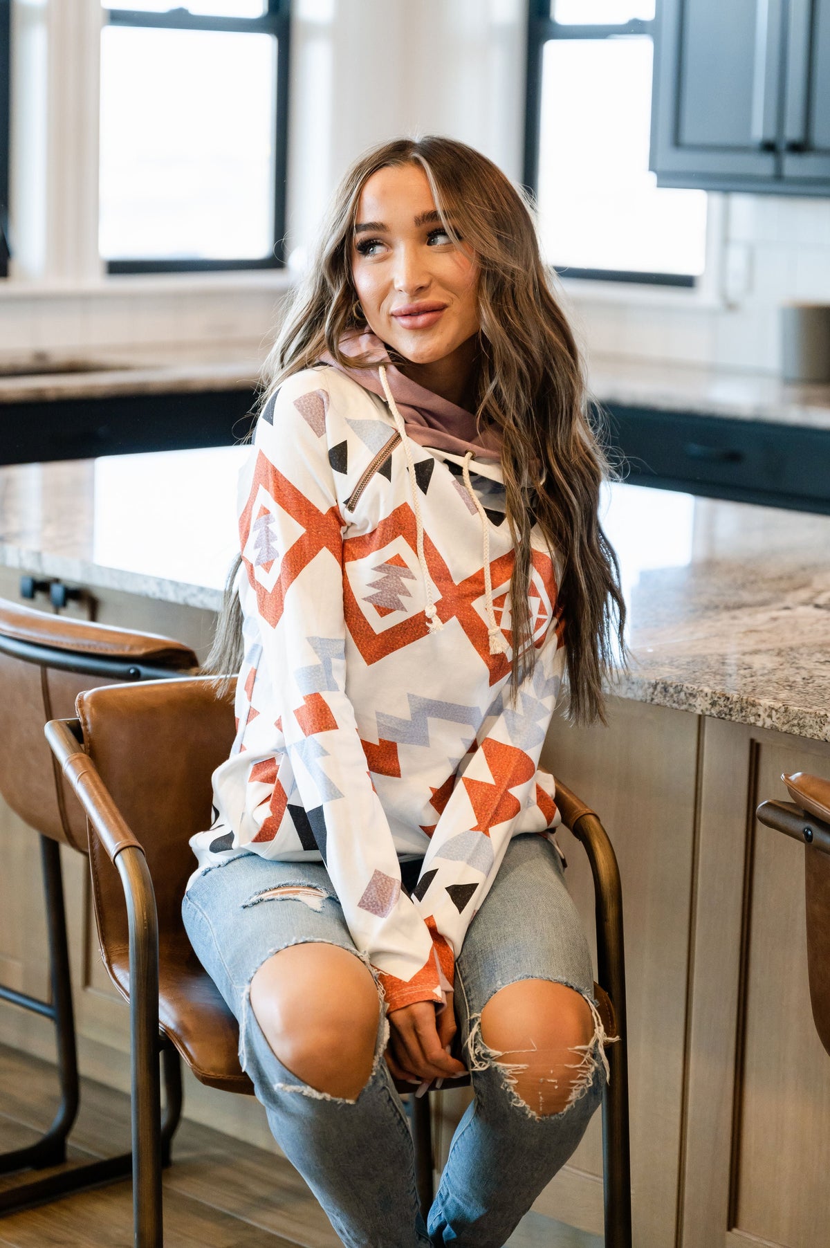 Ampersand Avenue Doublehood™ Sweatshirt - Feel the Sunset