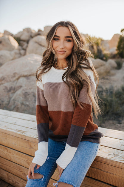 Ampersand Avenue Sweater - The Paige - Camel