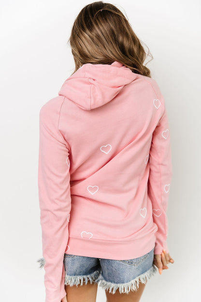 Ampersand Avenue - Doublehood™ Sweatshirt - Perfect Two Pink