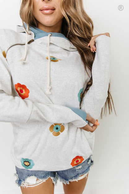Ampersand Avenue Doublehood™ Sweatshirt - Spring Bloom
