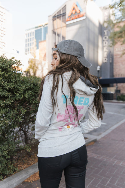 Ampersand Avenue Doublehood™ Sweatshirt - Tired But Never of You